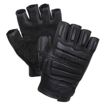 GLOVES, Fingerless Padded Tactical Gloves