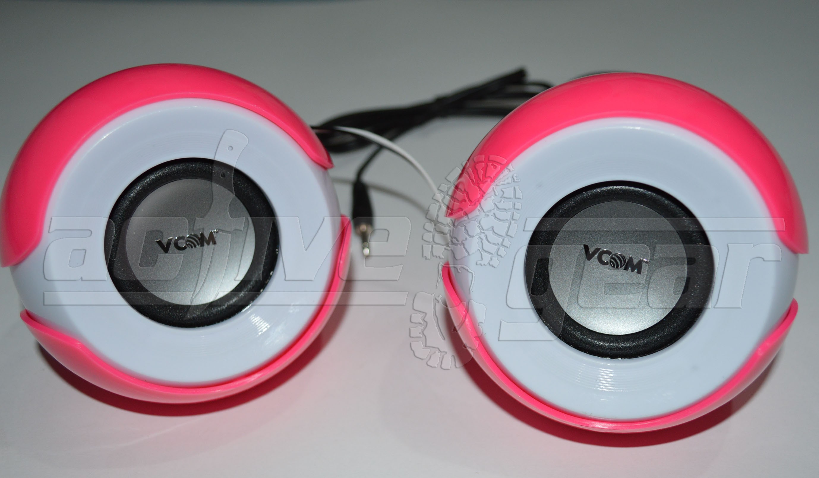 USB Mini Speaker- Pink and White 